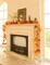 2 Pack Fall Leaves Garland for Mantle, Autumn Leaf Garland Indoor Outdoor Fall